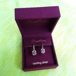 Mia Sarine Women s Cubic Zirconia Earrings - 925 Sterling Silver